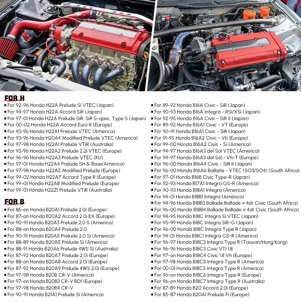 LIZHI - バルブスプリングコンプレッサーツール取り外し ホンダ アキュラ B16 B18 H22 VTEC ブルー レッド ブラック LZ-VST01