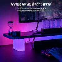 LLANO Monitor Stand With RGB Light Computer Screen Increased Shelf Computer Rack Desktop Monitor Riser Laptop Stand
