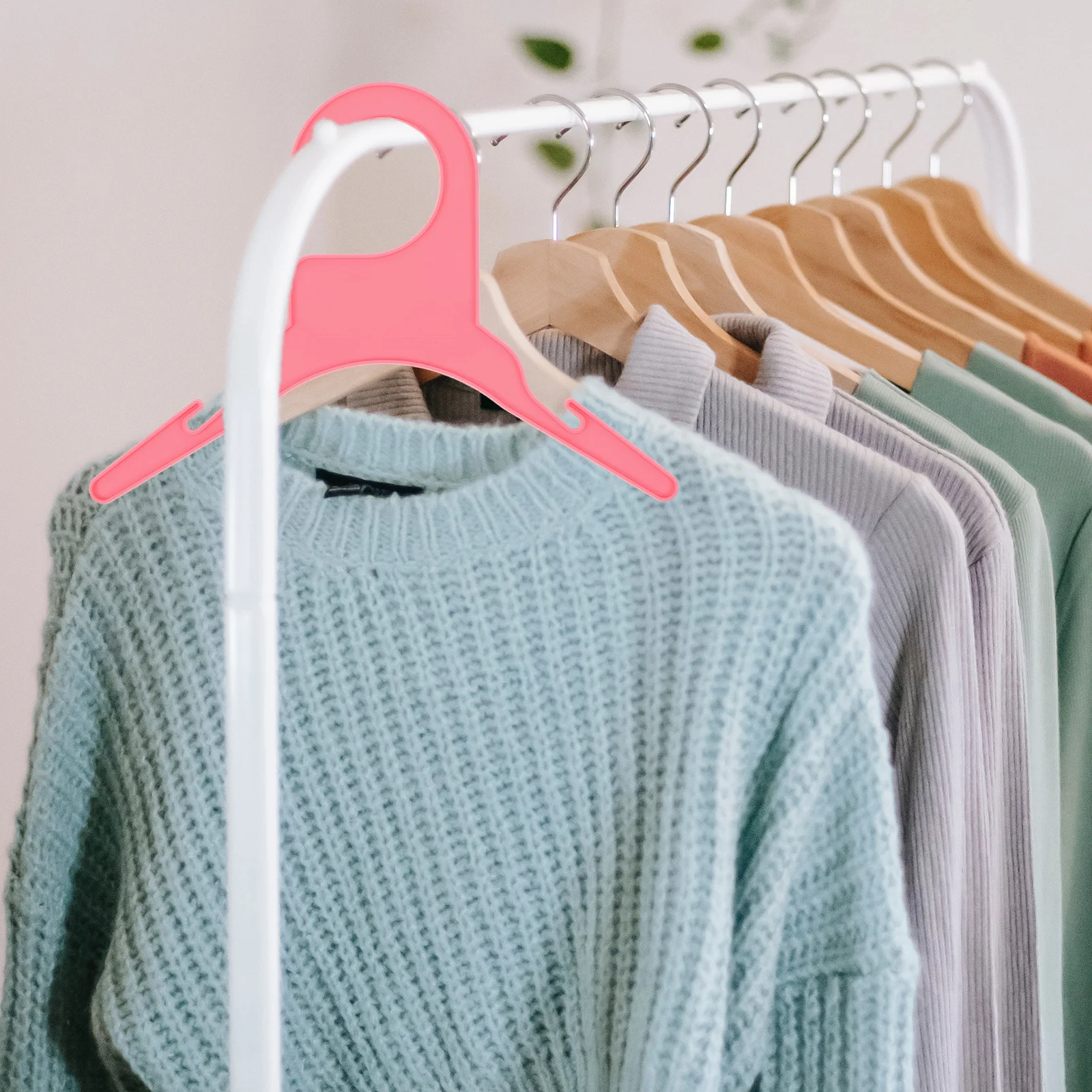 

10Pcs Pet Clothes Hanger Plastic Small Anti-Skid Dog Puppy Cat Clothes Drying Rack Pet Clothing Rack Cat Hangers