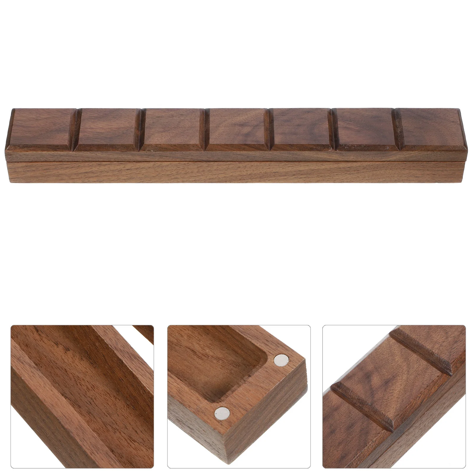 

Wood Watercolor Pigment Box Portable Mixing Plate Color Holder Art Paint Storage Case Lightweight Easy Clean for Travel Outdoor