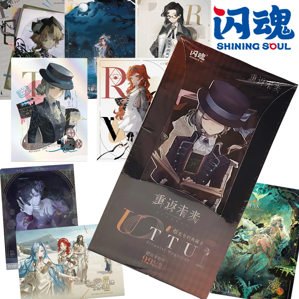 

Genuine SHINING SOUL Back To The Future 1999 Collection Cards UTTU Sparkling Column Series Game Character Portrait Cards Gifts