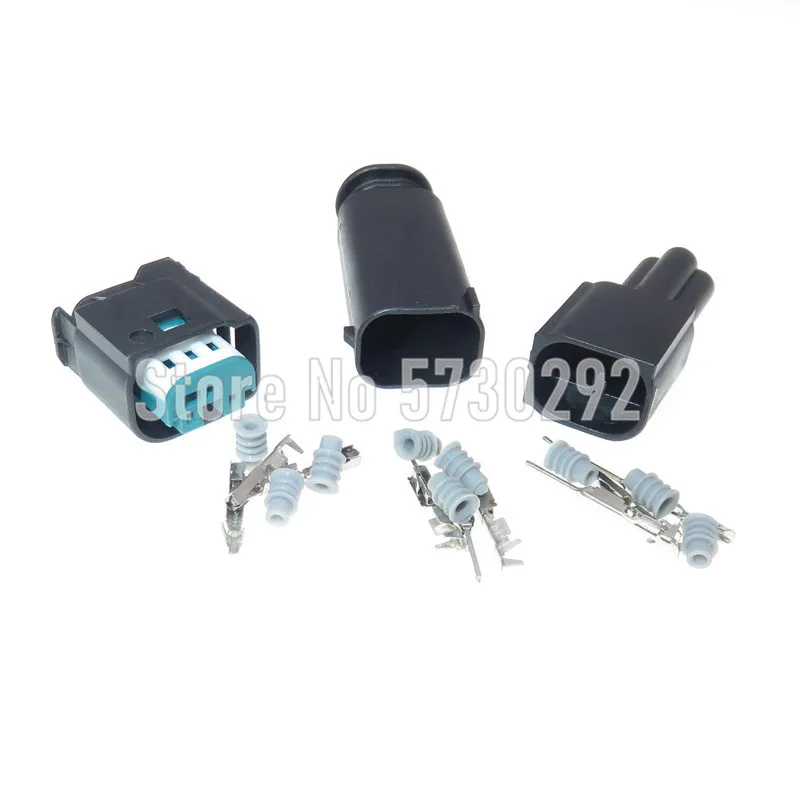

3P 9-967081-1 Wire Harness Socket Accelerator Pedal Connector Waterproof Electrical Plug For Benz BMW