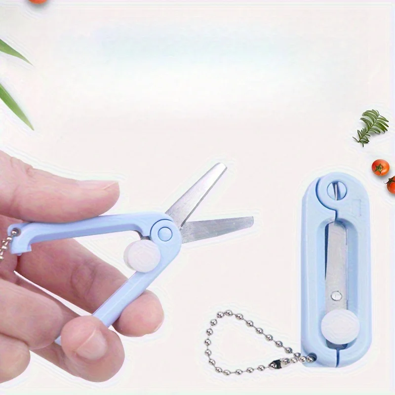 

Компактные портативные ножницы для рукоделия из бумаги, принадлежности для журналов, милое закругленное безопасное лезвие, выдвижной дизайн, легкий вес