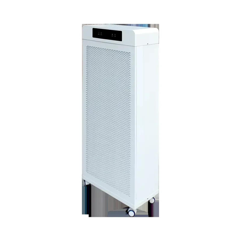 UV Industrial Air Purifier HEPA Filter Portable Electric WiFi Enabled Odor Remover Metal App-Controlled 1200 CADR 50 DB EU