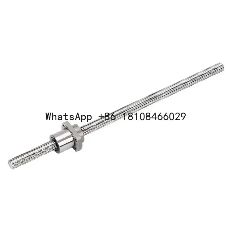 Factory Direct Sales 50mm SFE5050 High Lead Ballscrew Linear Motion Long Pitch Ball Screw L: 1000mm with Nut, Customized