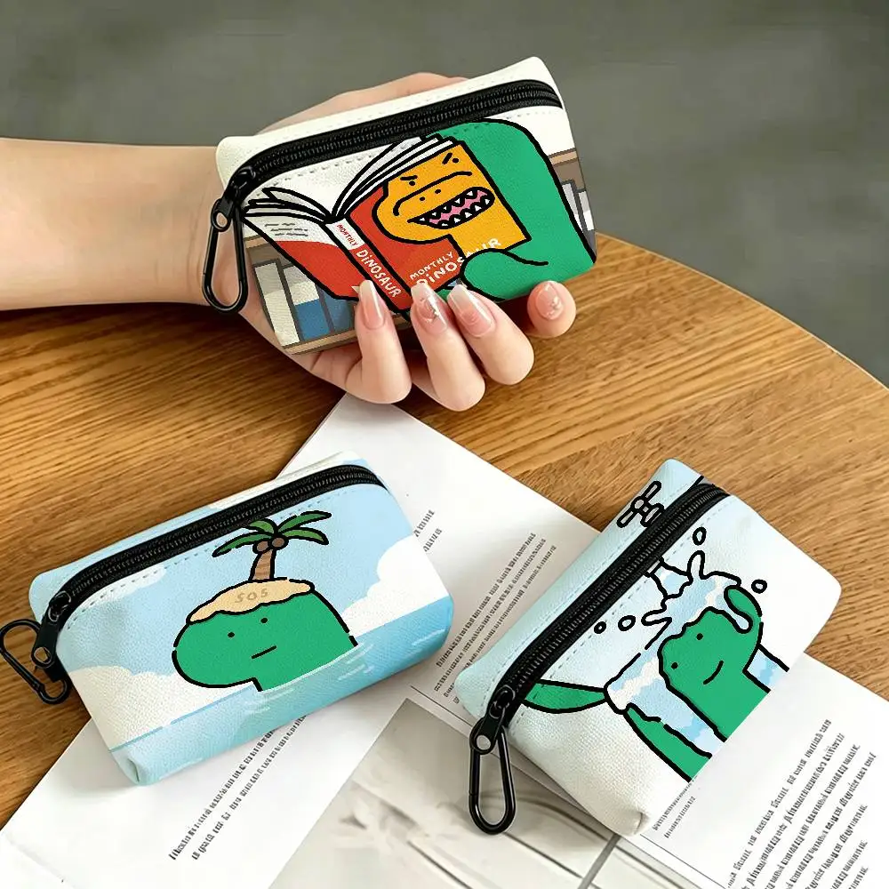 Cartoon J-Joguman S-Studio Portable Oxford Fabric Mini Wallet Carabiner Design Small Coin Bag For Cards Keys Earphones