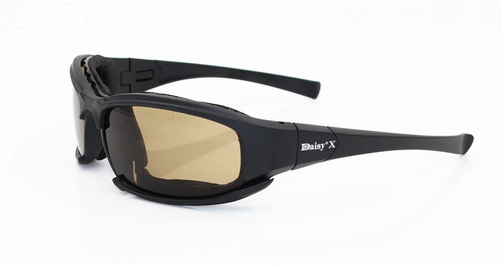

Polarized X7 Tactical Sunglasses, Bulletproof Smoke Lens, Unisex Goggles for Shooting, Motorcycling and Cycling