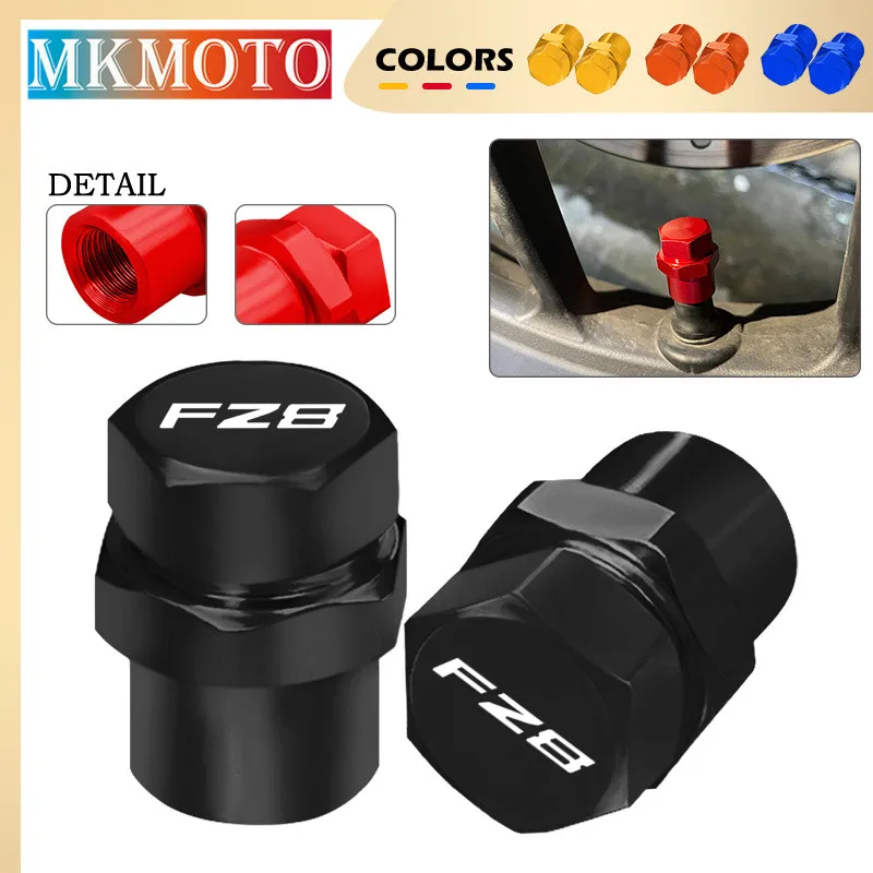 New For FAZER FZ1 FZ6 FZ8 FZ 1 6 8 Motorcycle CNC Accessories Tire Valve Caps Wheel Air Dustproof Airtight Covers fz1 fz6 fz8