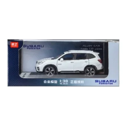 1:30 Subaru Forester SUV Alloy Off-Road Vehicle Miniature Scale Model Car Diecast Metal Sound＆Light Collection Children Toy Gift