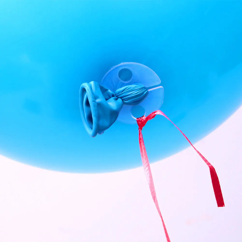 

100 pcs Balloon Lock Clips Durable Reusable Plastic Fast Easy For Wedding Birthday Party Decorations Balloon Buckle