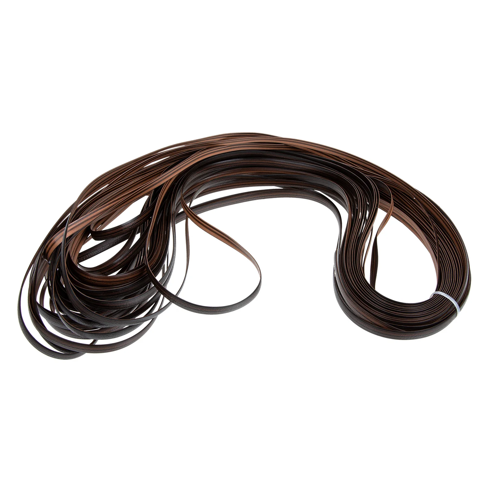 1 لفة من مادة إصلاح الروطان المسطحة، قابلة لإعادة الاستخدام، سهلة التنظيف، نسيج الخوص البلاستيكي لمشاريع الأثاث اليدوي