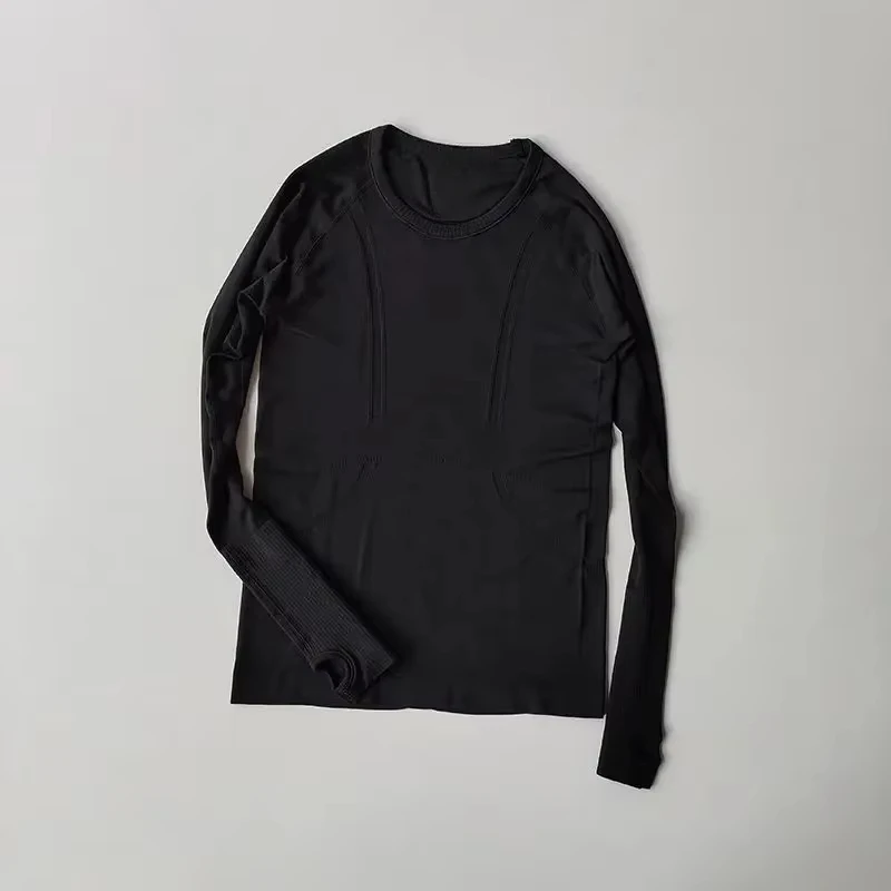 

Big-name Yoga Clothes of The Same Style Women's Sports Long-sleeved Seamless Slimming Pula Fast-drying Running Fitness Clothes