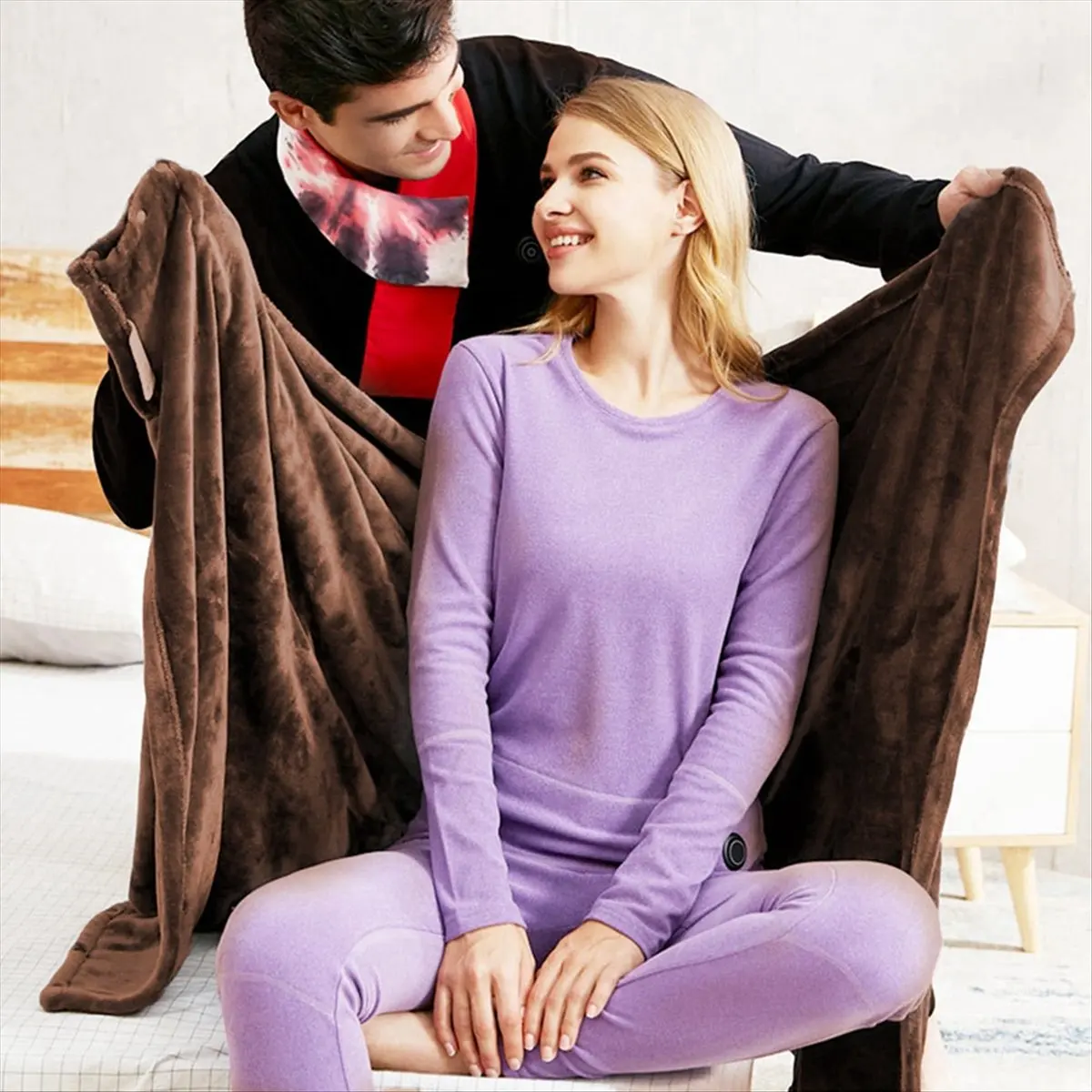 2026 Trend USB Electric Blanket Heater 3 Heating Levels Fleece Coral Velvet Quickly Heating Pad Cape Portable Heater