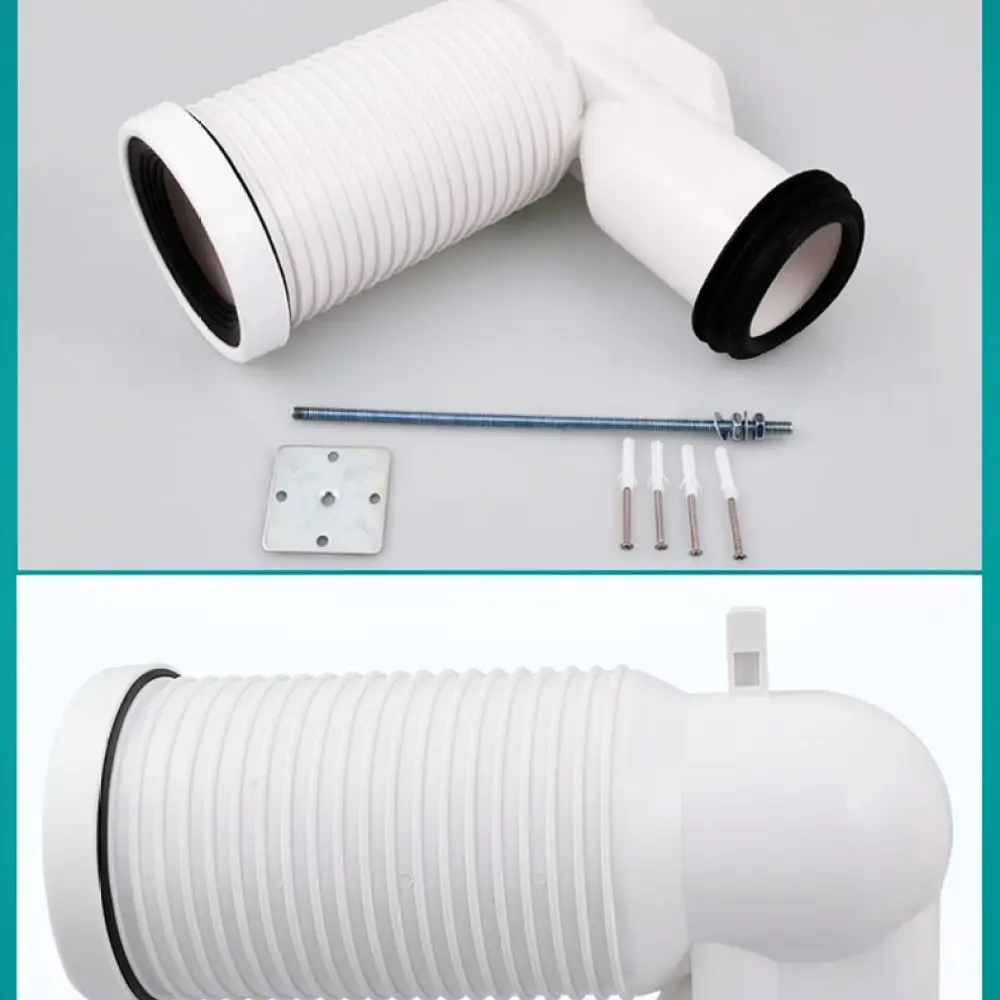 Toilet Sewage Pipe Connector For For Jiste Bathroom Drainage Adapter Pipe Shift Device Wall To Floor Sewer Conversion Fitting