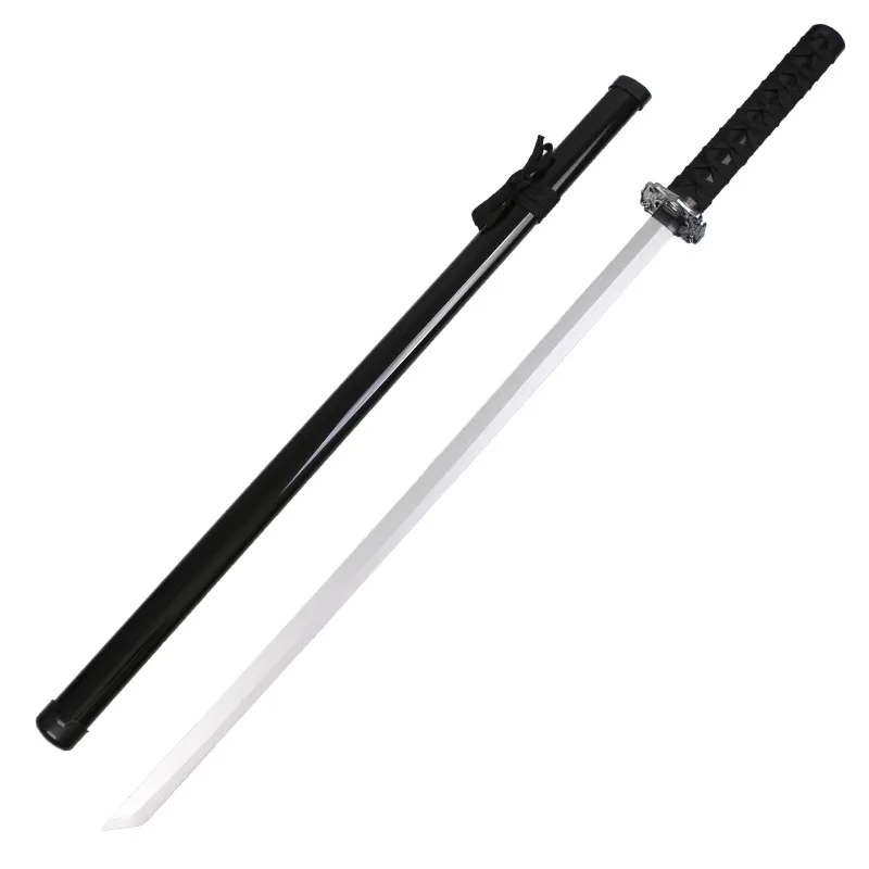 100 سنتيمتر/33.37in مع غمد السيوف الخشبية الساموراي نموذج الأسلحة الدعائم تأثيري أنيمي الأجهزة الطرفية صديقها الهدايا سطح المكتب الديكور