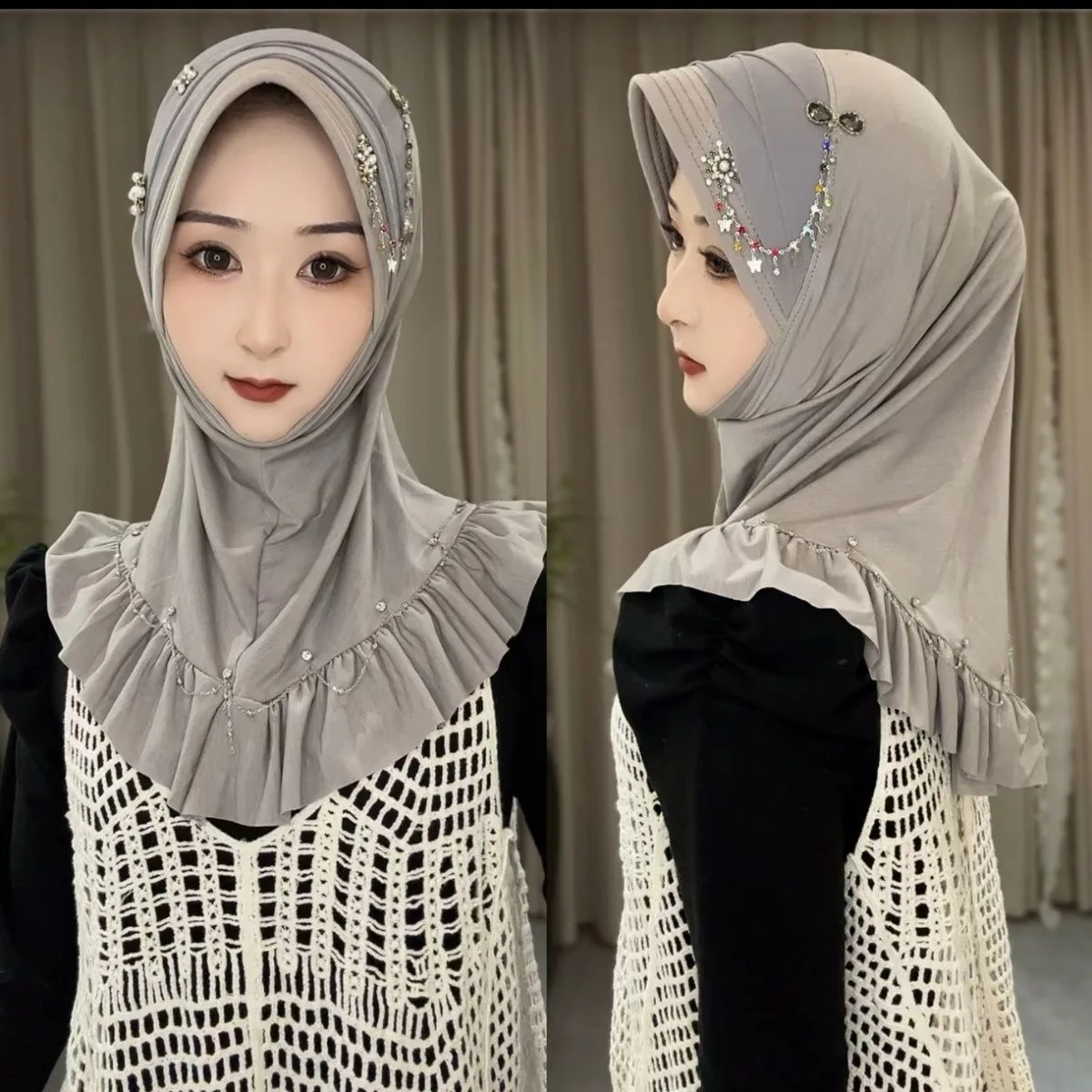 New Malaysia Muslim Lady Ready Instant Sponge Hat Hijab
