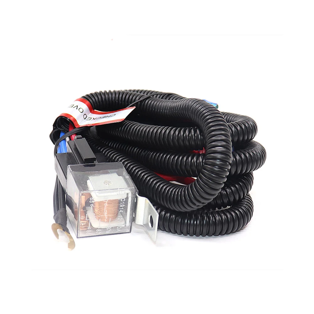 1 Set Cablaggio per clacson per lumache per auto Cablaggio per modifica senza danni Cablaggio per relè clacson 12V/24V