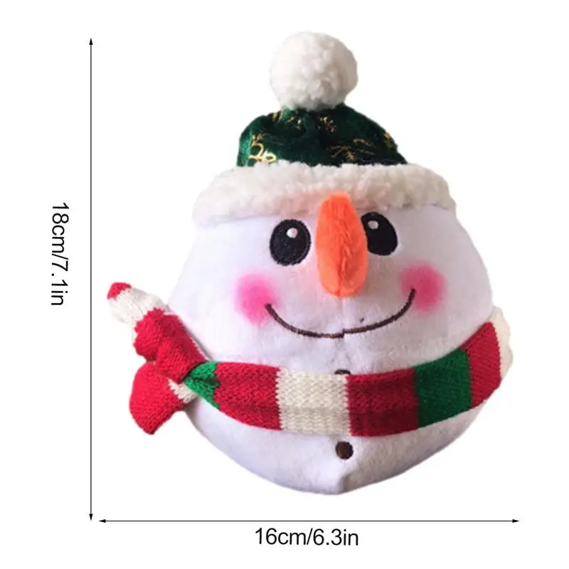 Ruchome zabawki dla psów Interaktywna ruchoma zabawka dla zwierząt Mówiący bałwan Pluszowy potrząsa Bounce Boredom Toys Elektroniczna zabawka dla psa z dźwiękiem dla