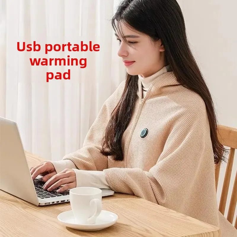 

USB Heated Blanket Soft Warm Heated Shawl Wraps Heating Scarf Cold Weather Winter Scarf 3 Heating Level Heated Shawl Portable