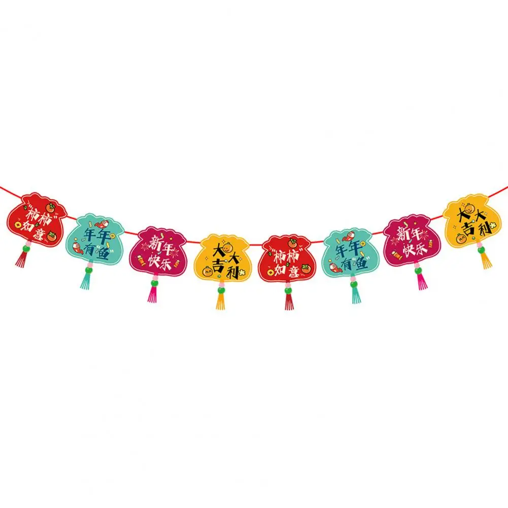 Party Party Supplies Year of Dragon Spring Festival Bunting Vibrant Eco-friendly Party Decoration