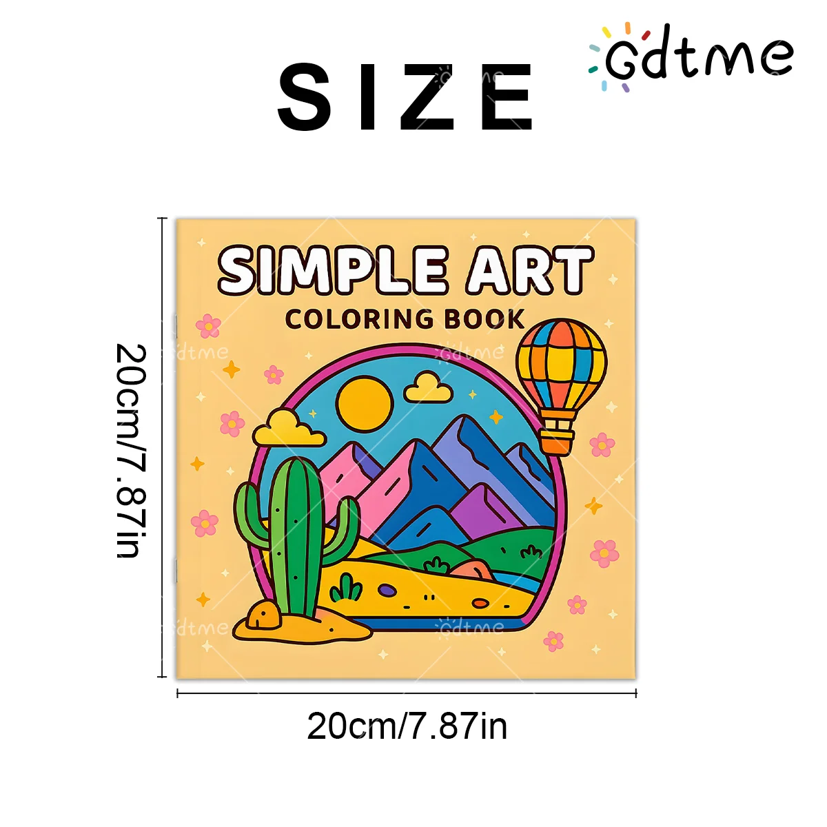 SIMPLE ART : Coloring Book for Adults Featuring Pearlescent cover Cute Cozy Daily Activities for Relaxation DIY Painting Drawing