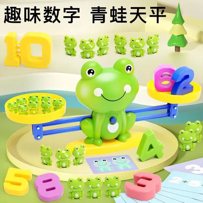 Kinder digitaler Frosch Balance frühe Bildung pädagogisches Spielzeug Spiel Intelligenz Entwicklung Baby kognitives logisches Denken