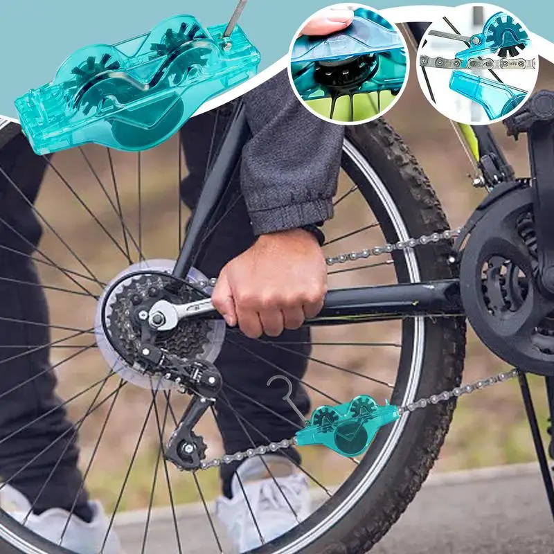 Nettoyeur de chaîne de Cycle professionnel, outils de nettoyage de lave-linge de moto, accessoires de soins de Cycle pliants de précision pour Cassette d'engrenage