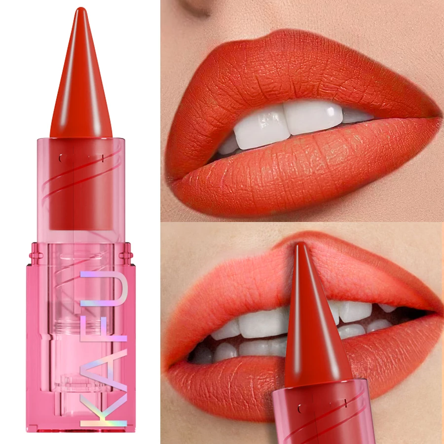15 colori sexy rosso rosa rossetto penna contorno opaco tinta rossetto penna per labbra a lunga durata regali per trucco coreano smalto per labbra