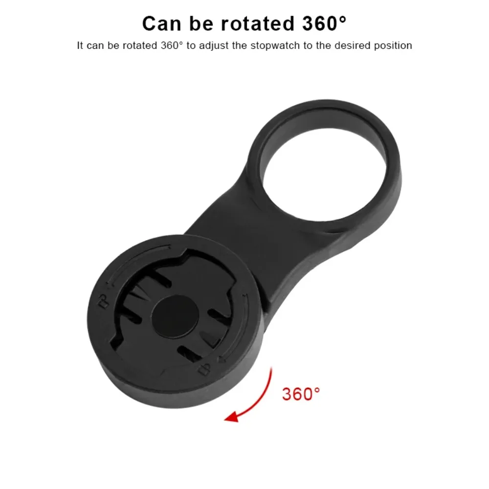 حامل كمبيوتر للدراجة لحامل Garmin وعداد السرعة وساعة التوقيت وحامل الجذع لملحقات ركوب الدراجات