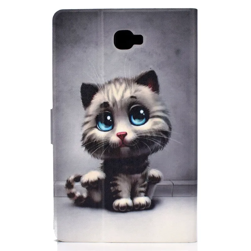 Coque dla Samsung Tab A 6 10.1 przypadku 2016 SM-T580 PU skóra stojak pokrywa dla Samsung Galaxy Tab A A6 10 1 Tablet pokrywa T585 T580