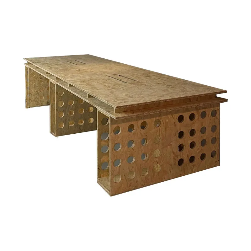 

Desk computer log negotiation table minimalist workbench desk