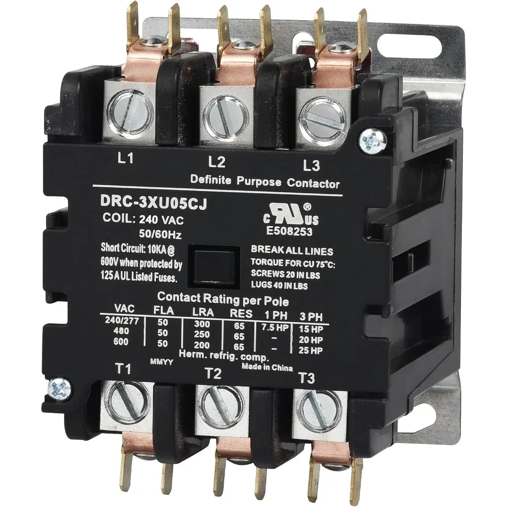 50-amp-65-res-3-pole-220v-240v-coil-dp-contactor-a2l-compliant-ul-recognized-approved-for-ul-60335-hvac-contactor-42df3