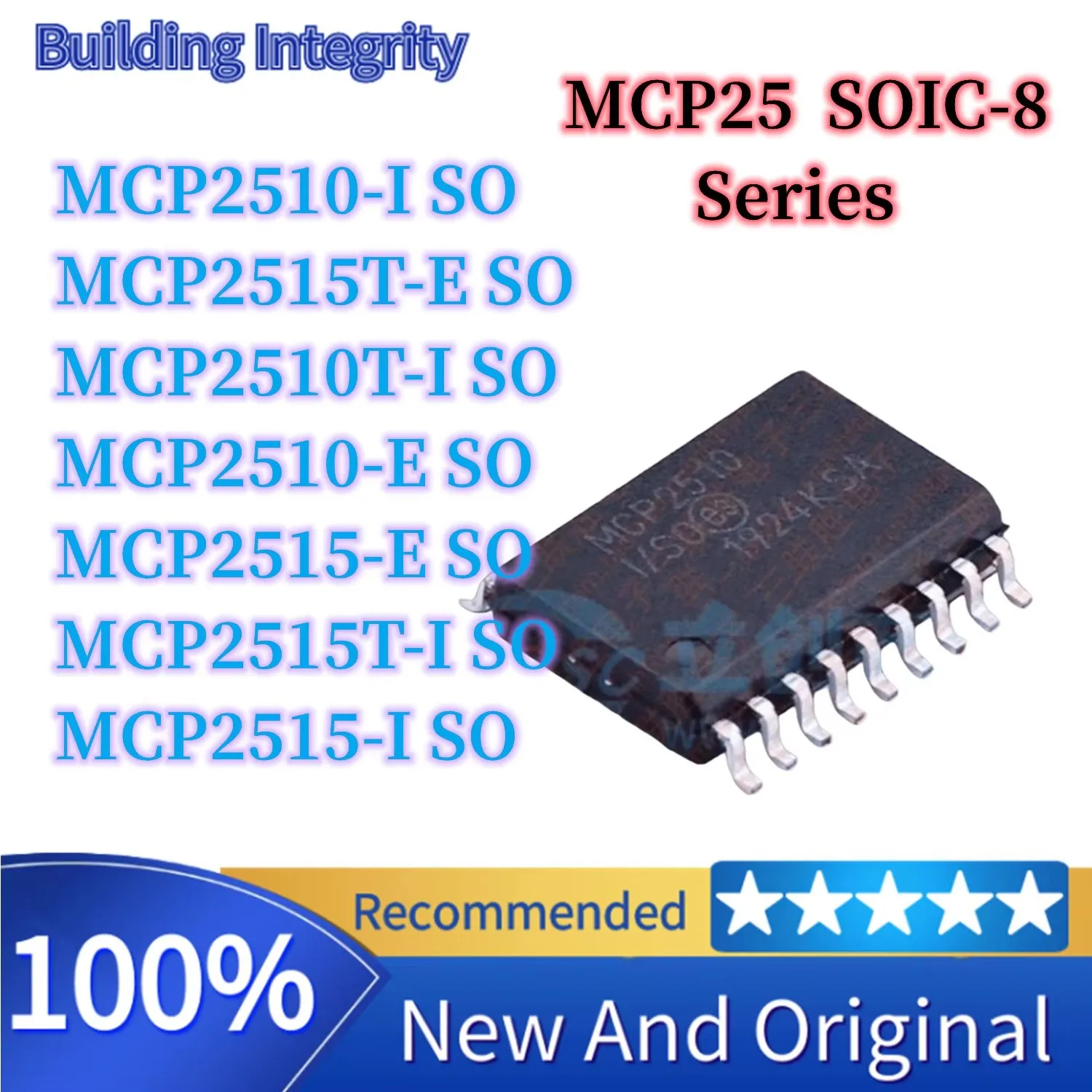 MCP2510-I/SO MCP2515-I MCP2510-E MCP2515-E MCP2510T-I MCP2515T-I MCP2515T-E New CAN Chip IC