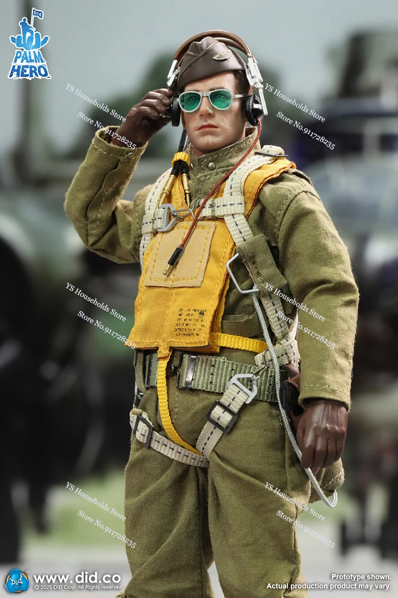 DID XA80032 1/12 UA ARMY AIR FORCES PILOT Captain Man Actionfigur Militärfans Sammlerstück 6" Komplettset Palm Hero Soldat Puppe