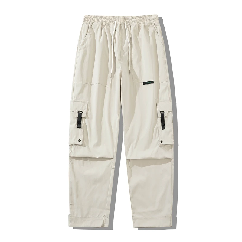 Pantaloni sportivi da uomo con tasche grandi Streetwear pantaloni Casual moda autunno pantaloni Cargo da Jogging pantaloni larghi Oversize di alta qualità