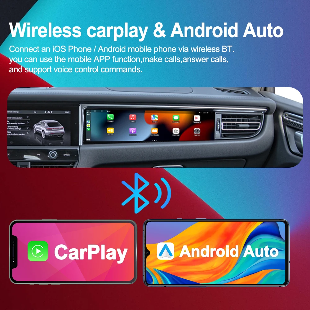 Navihua New Design 14.5 Inch Screen Android Co-pilot Entertainment System Carplay Passenger Display for Porsche Macan 2018-2023