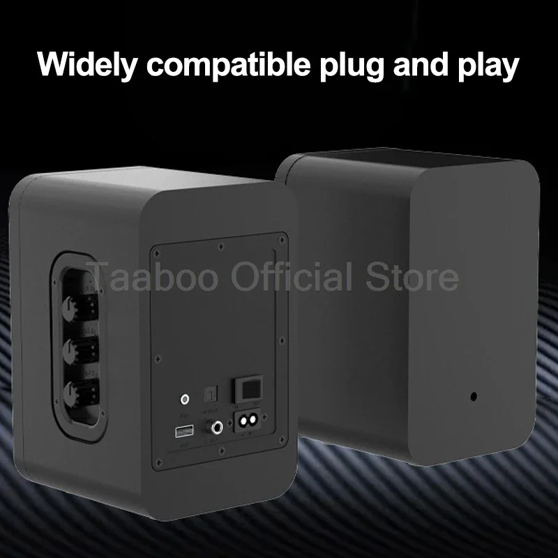 40W 3 inch Active Speakers Bluetooth Speaker 360° Echo Sound System HiFi Gaming Audio Optical USB AUX for Home Theater Computer