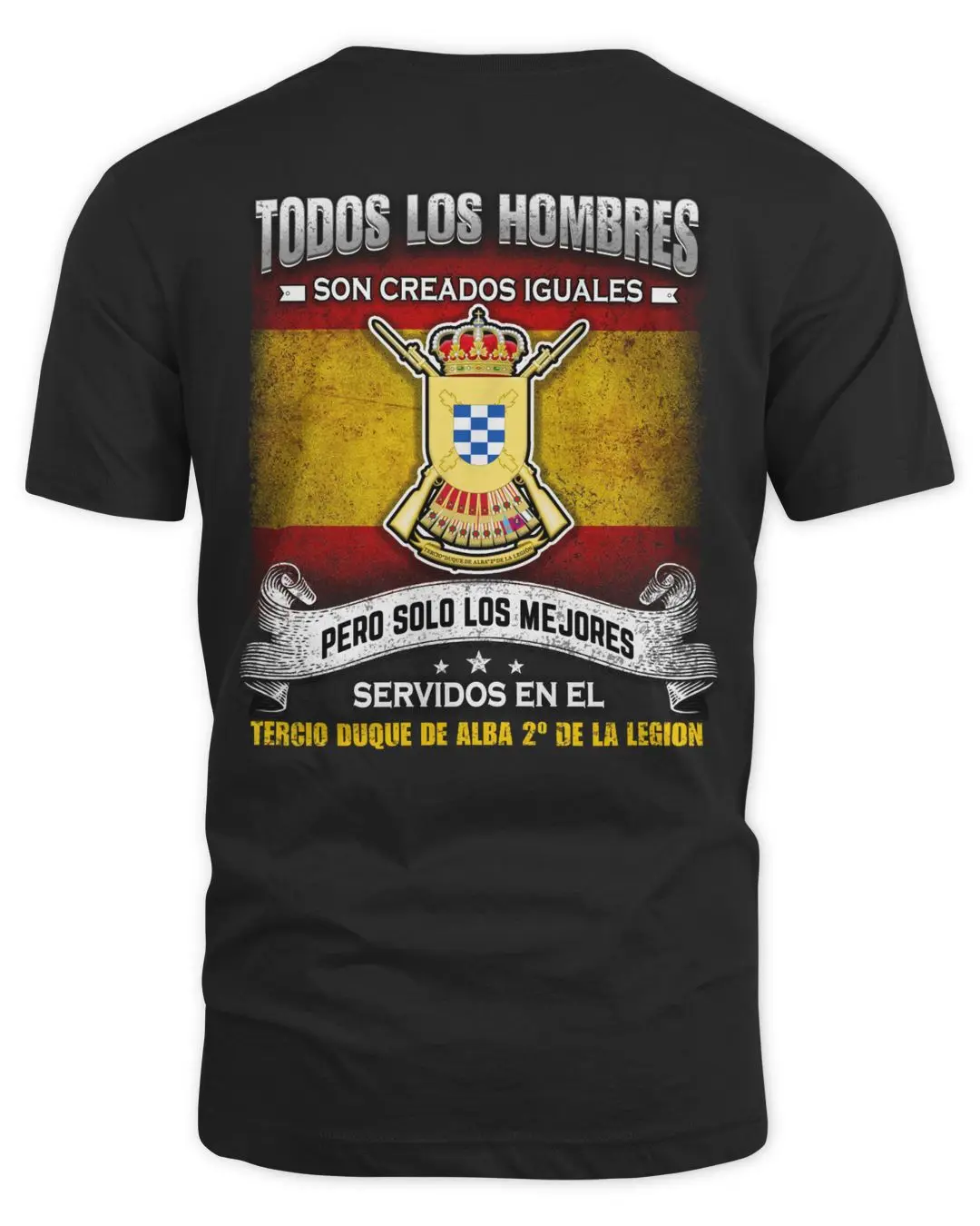 

Мужская футболка TERCIO DUQUE DE ALBA 2 ° DE LA LEGION, повседневные хлопковые мужские футболки с коротким рукавом и круглым вырезом