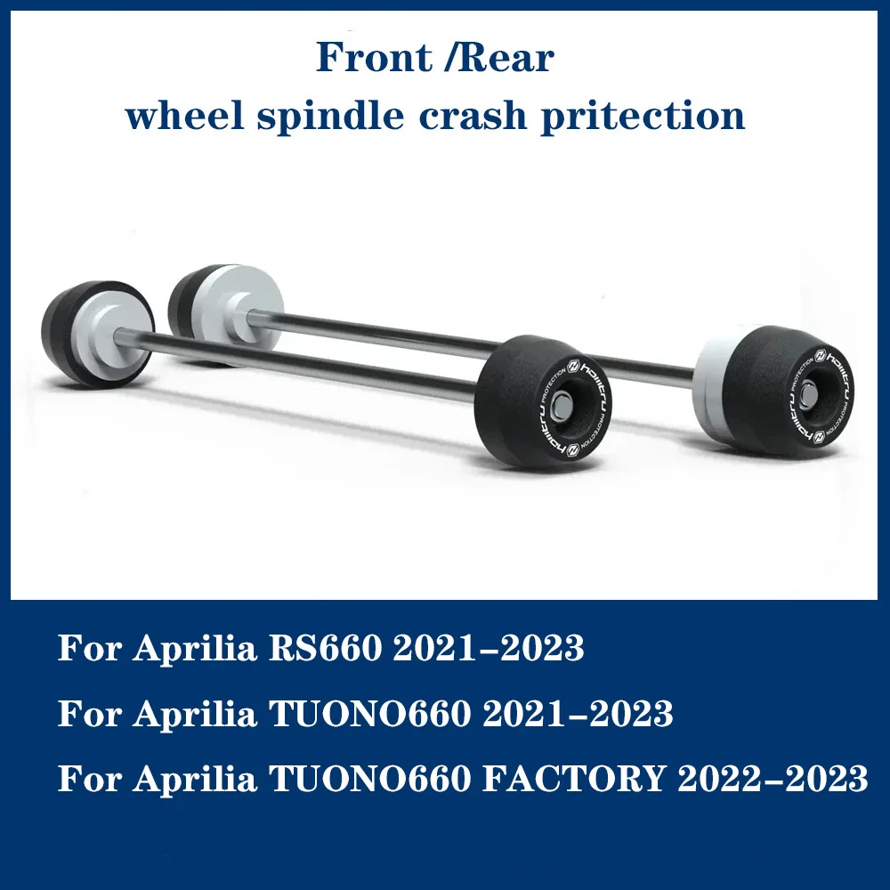 

For Aprilia RS660 / Tuono660 / TUONO660 Factory 2021-2023 Front Rear wheel Spindle Crash Protection