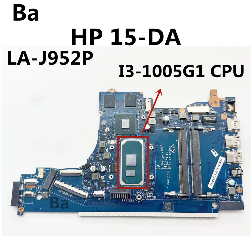 

Материнская плата для ноутбука HP 250 G7 15T-DA 15-DA материнская плата для ноутбука GPI52