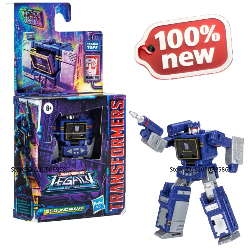 새로운 재고 트랜스포머 G1 시리즈 CR 사운드웨이브 인기 장난감 액션 피규어 스튜디오 장식품 휴일 선물