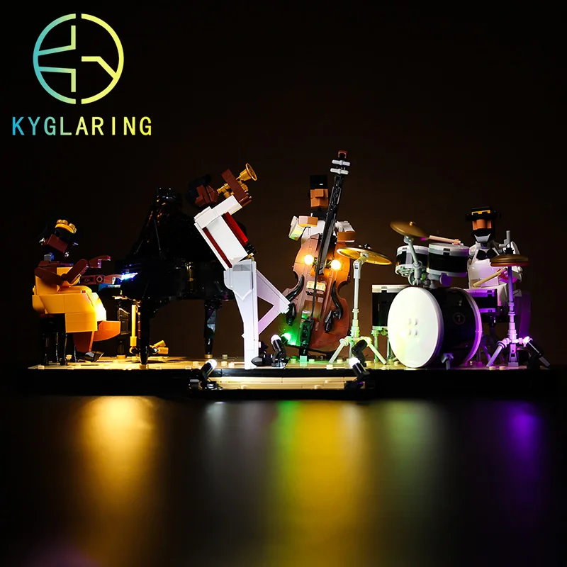 Kyglaring LED Light Kit For 21334 Jazz Quartet Led Lighting Set DIY Toys  (Not Included Building Blocks)