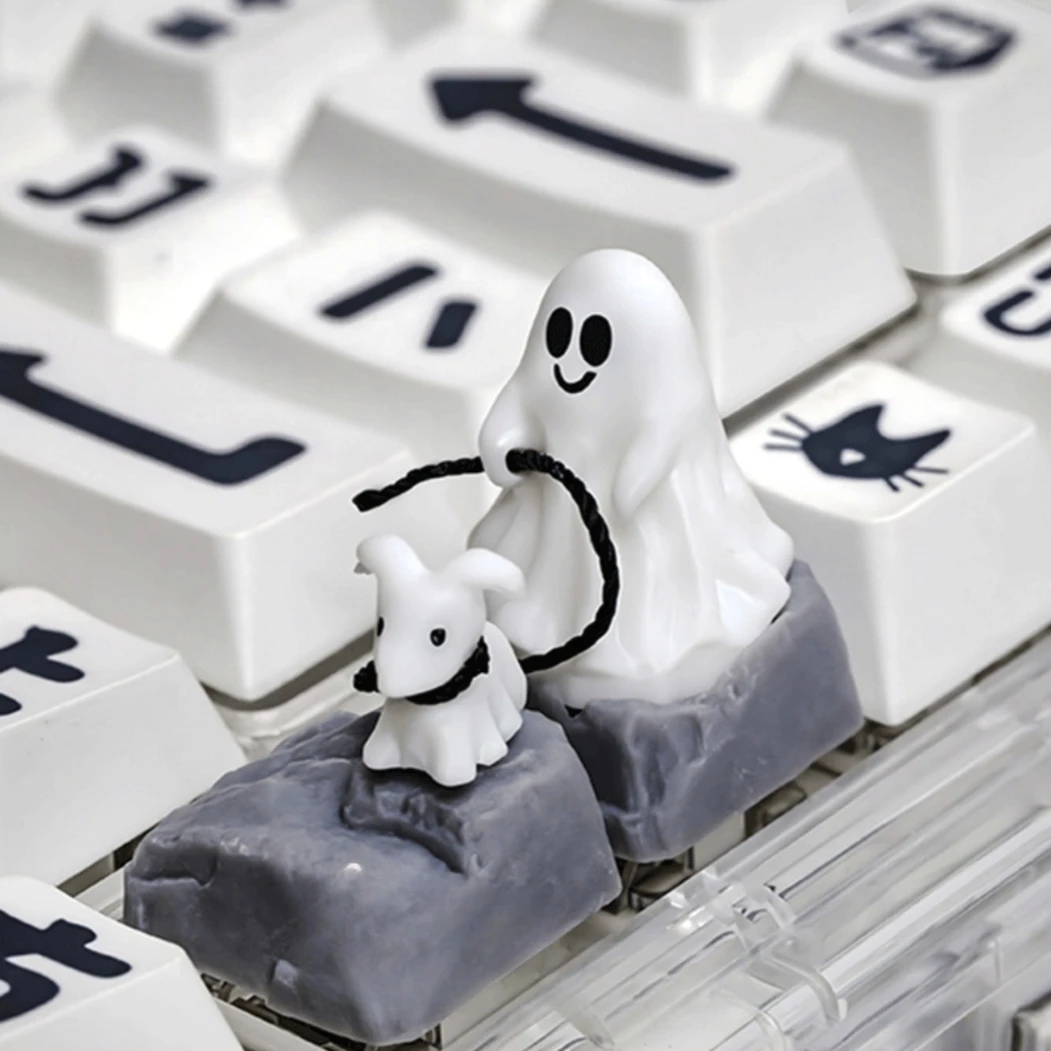 1U Ghost Keycap Keycap Cross Shaft Mechanisch toetsenbord Hars hars keycap keycaps moa Drechanke Bluetooth toetsenbord mini toetsenbord
