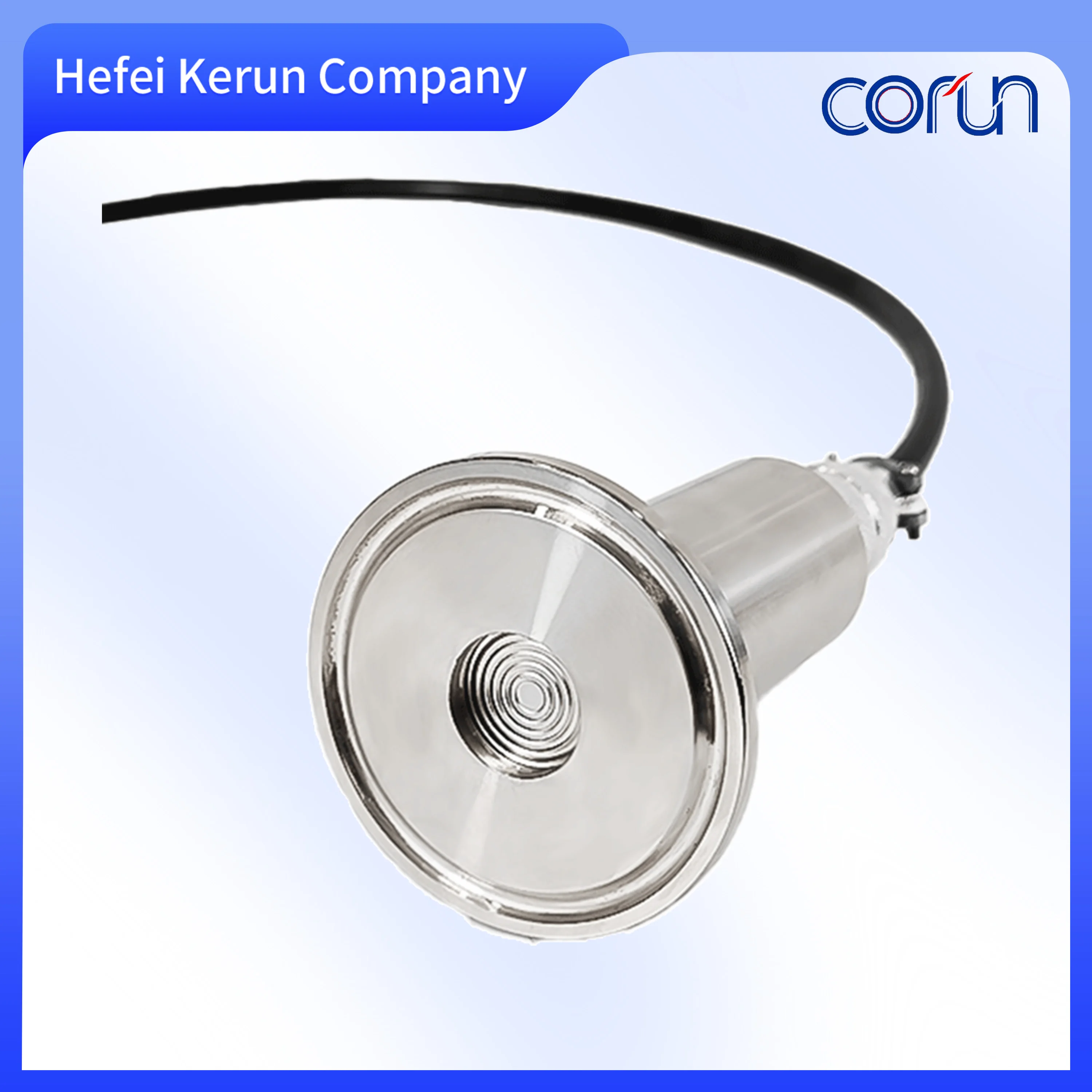 316L Stainless Steel High-Temp Flat Diaphragm Pressure Transmitter Sanitary Clamp Type Diffused Silicon Level Sensor