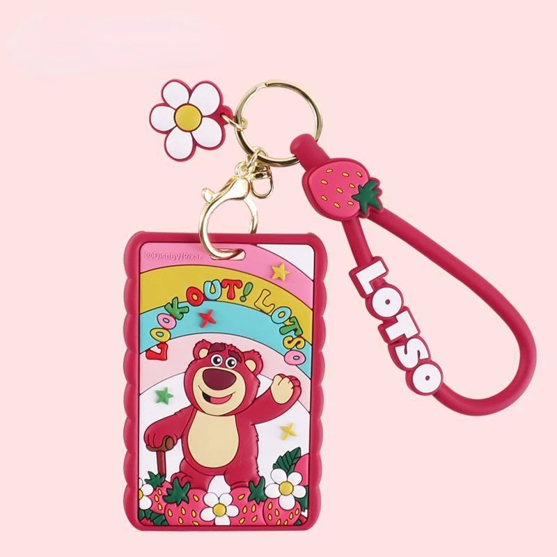 Disney Lotso Alien New Creative Cartoon Cute Men\'s and Women\'s Fashion Multi-Function Access Control Bus Subway Card ID Case