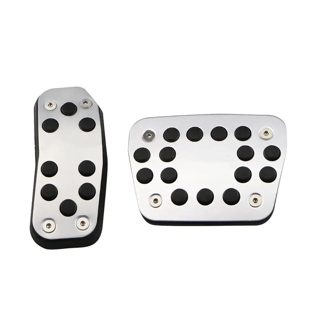 Auto Pedals Car Pedals Fit for Ford Fiesta MK7 2009 - 2015 AT MT Accelerator Gas Pedal Cover Aluminium Alloy Rubber