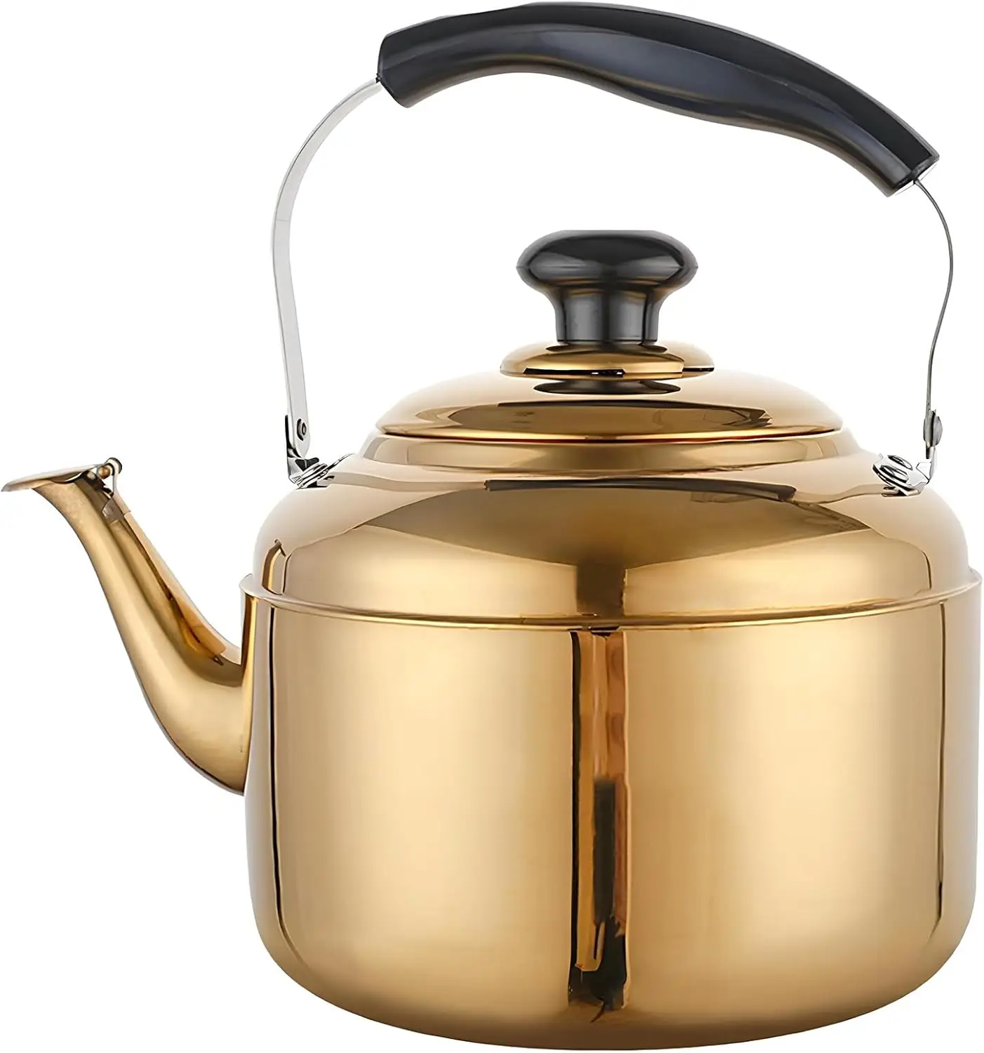 

304 Stainless Steel Water Teapot Boilers for Stovetops, Kettle with Loud Whistle, Perfect for Preparing