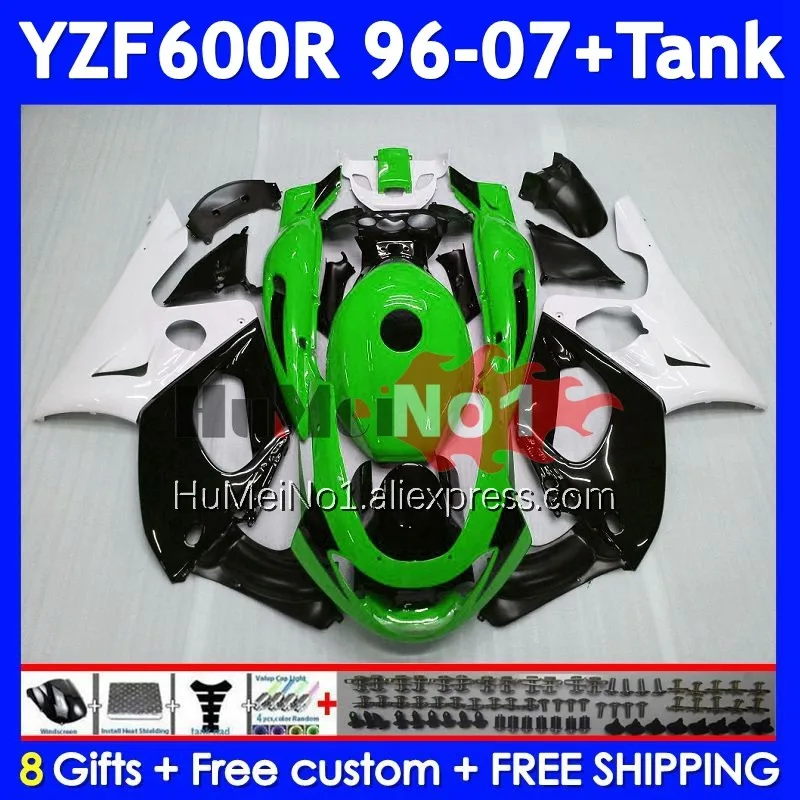 OEM Thundercat For YAMAHA YZF 600R YZF-600R 352No.129 green blk YZF600R 96 97 98 99 00 01 2002 2003 2004 2005 2006 2007 Fairing