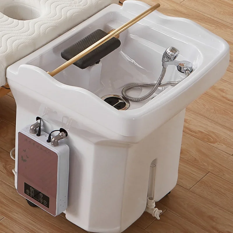 

Portable Japanese Water Jet Hair Spa Pedicure Foot Chair Salons Shampoo Bowl Chairs Beauty Salon Customer Machine Aesthetic