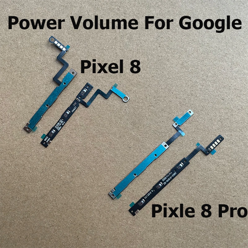 Power On Off Volume Side Button Key Flex Cable Replacement For Google Pixel 8 Pro